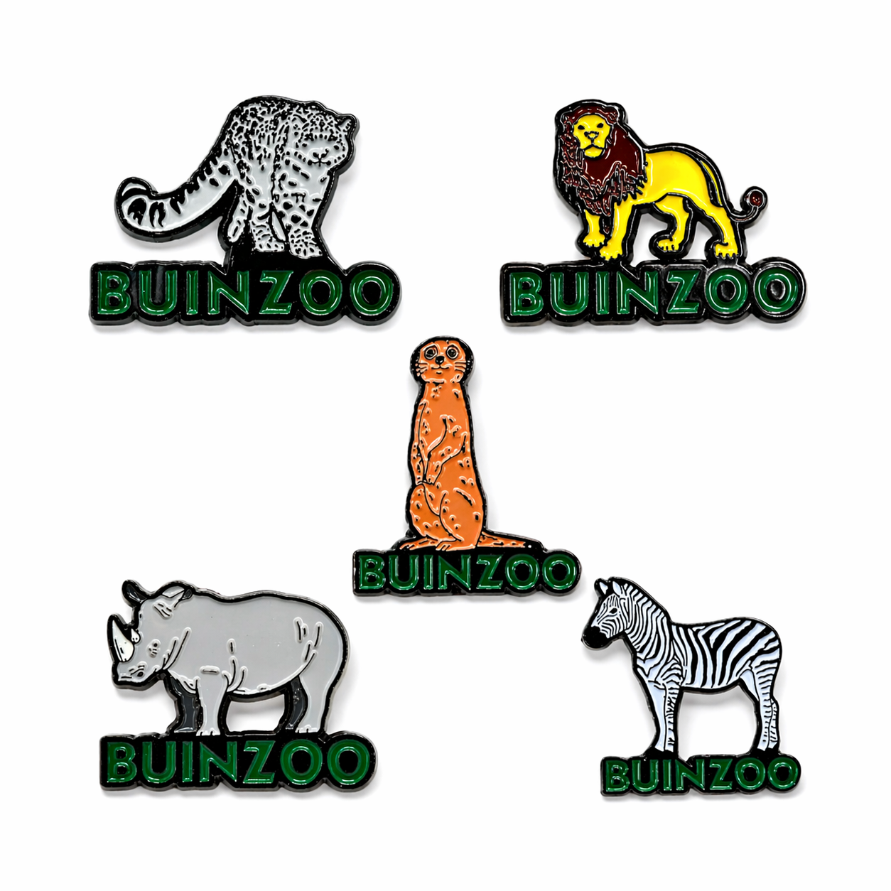 Pack 5 Pines Animales del Bioparque Buinzoo