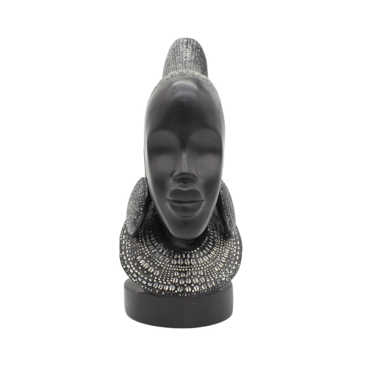 Figura Mujer Afro Turbante 30x21 cm Buinzoo