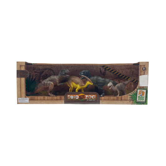 Set 4 Figuras Dinosaurio caja 4 Buinzoo
