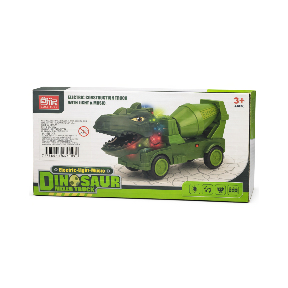 Camion Betonero Dinosaurio Dinozoo