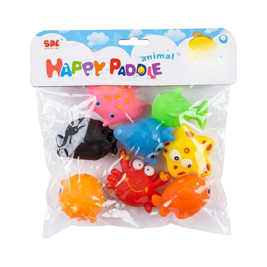 Set 8 Piezas Juguete de Baño Bebe Bolsa