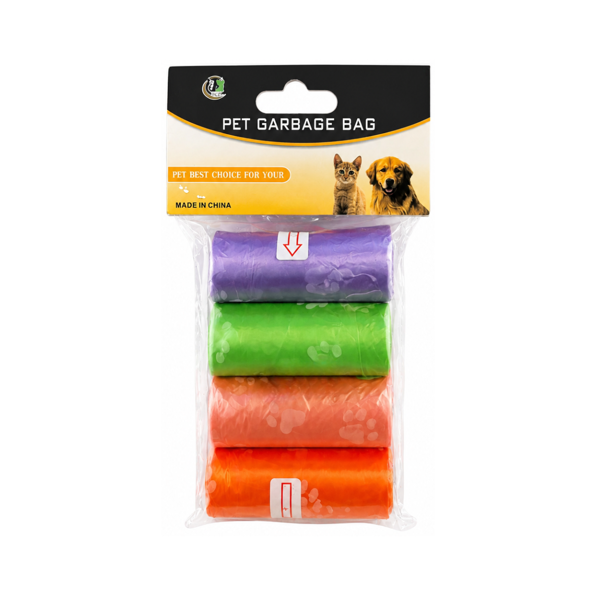 Pack 4 Rollos de Bolsas para Excremento