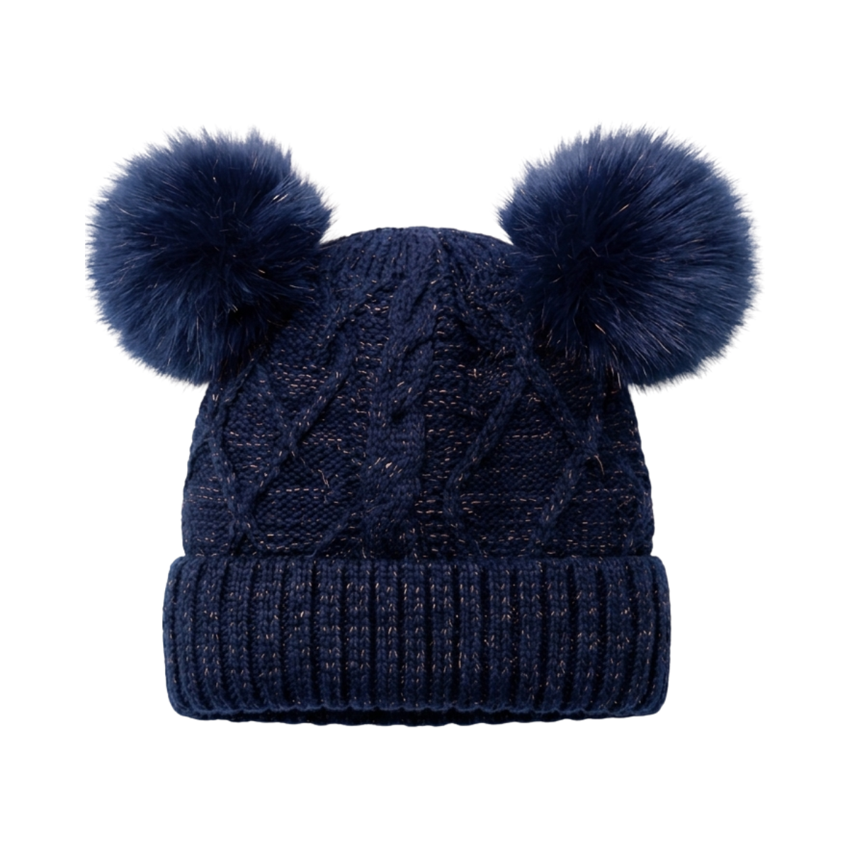 Gorro Chic Chiporro Doble Pompón Infantil Buinzoo