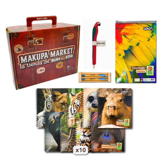 Pack Escolar 10 Cuadernos Buinzoo Colon