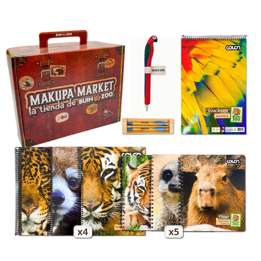 Pack Escolar 9 Cuadernos Buinzoo Colon