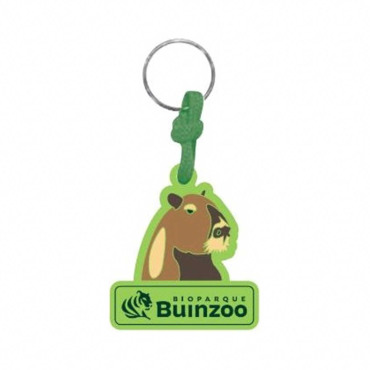 Llavero de Goma Capibara Buinzoo