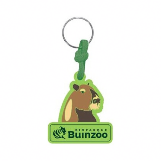 Llavero de Goma Capibara Buinzoo