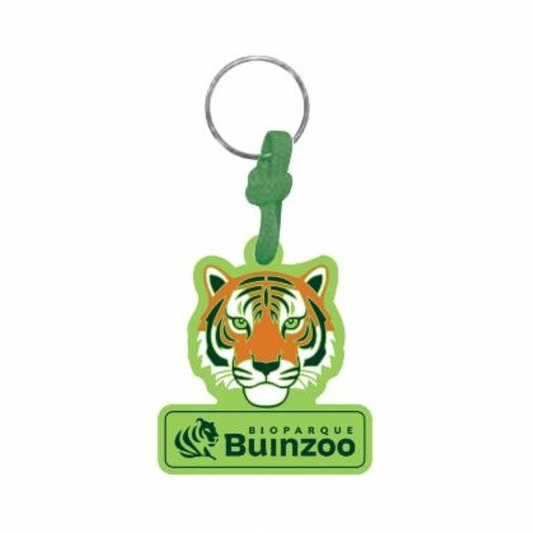 Llavero de Goma Tigre Buinzoo
