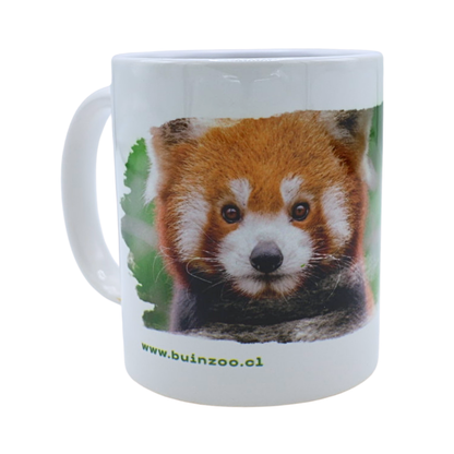 Taza Panda Rojo 300 ml Buinzoo