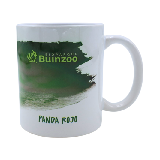 Taza Panda Rojo 300 ml Buinzoo