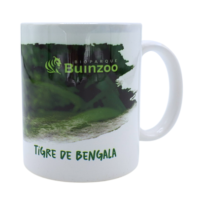 Taza Tigre Blanco 300 ml Buinzoo
