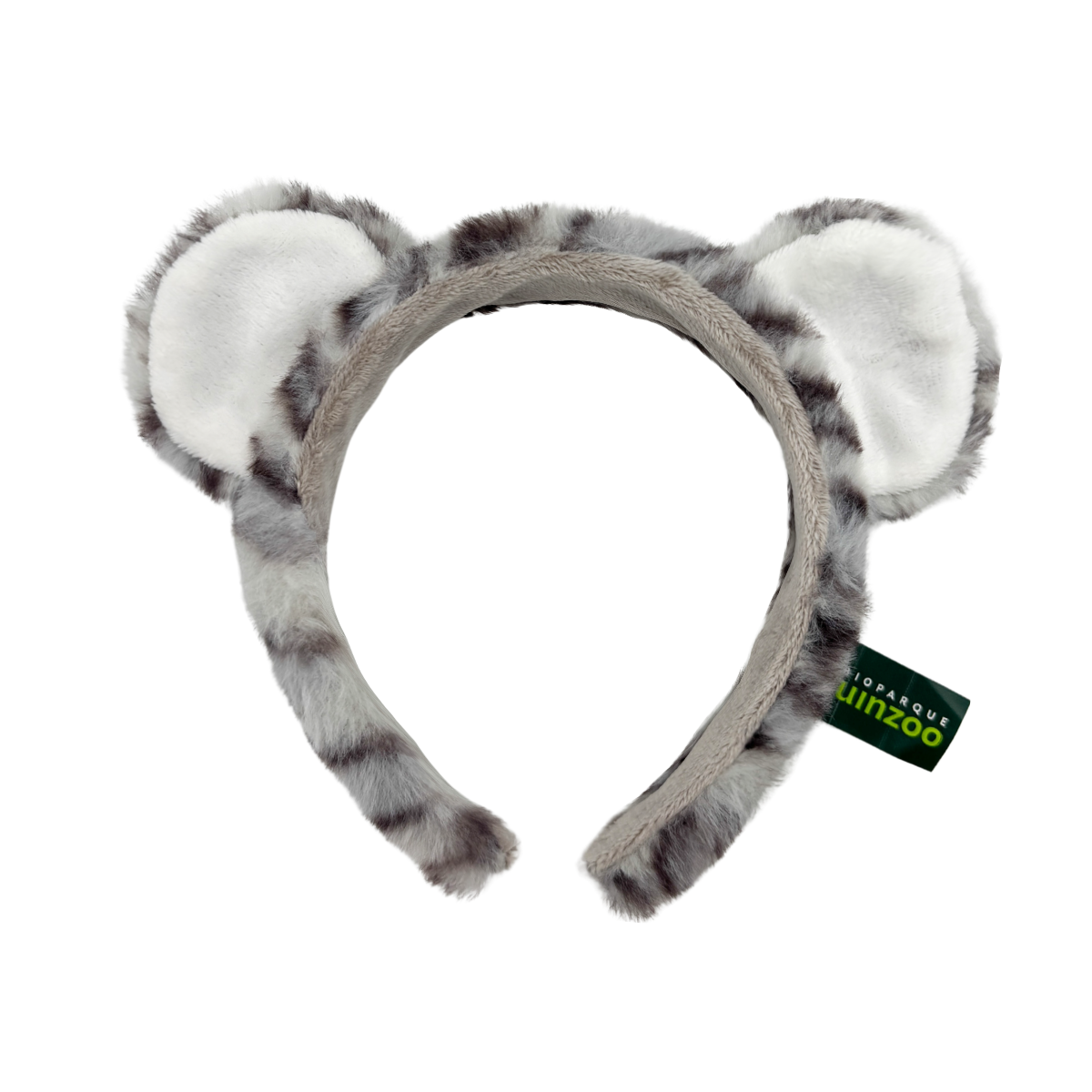Cintillo Peluche Orejas Leopardo de las Nieve Buinzoo