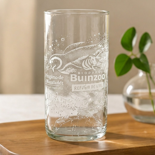 Set 4 Vasos de 500ml Animales del Bioparque Buinzoo
