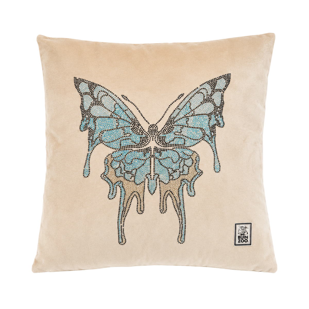 Funda de Cojín Diseño Mariposa Multicolor Buinzoo