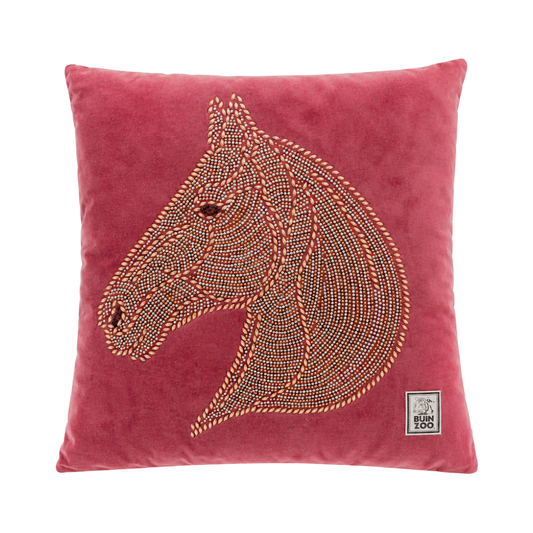 Funda de Cojín Diseño Caballo Multicolor Buinzoo