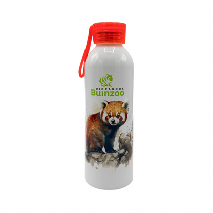 Botella Aluminio Panda Rojo BBZ Buinzoo