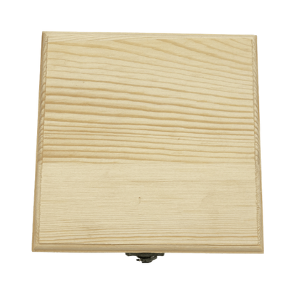 Caja de Madera Lisa Cuadrada 16x9 cm Buinzoo