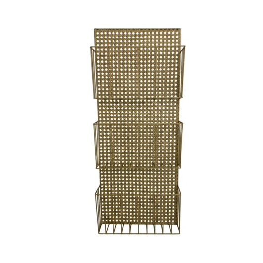 Cesto de Pared de Metal Buinzoo