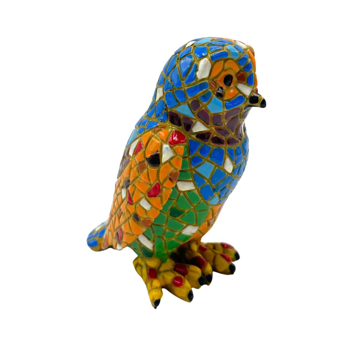 Figura Decorativa Mosaico Buho 10x12 cm Buinzoo