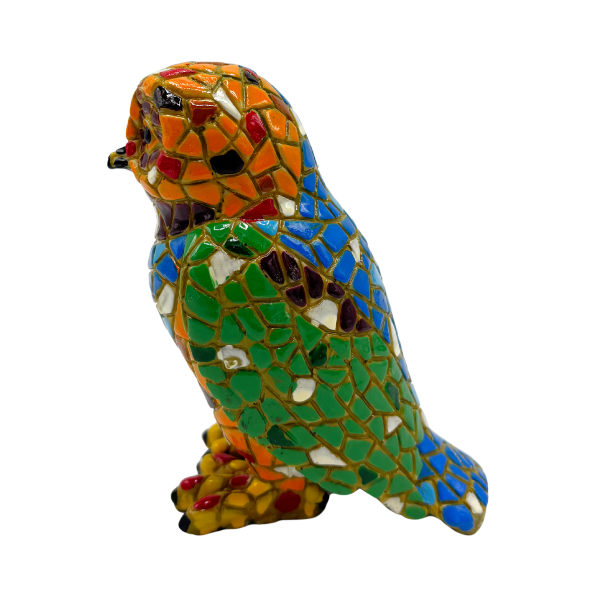 Figura Decorativa Mosaico Buho 10x12 cm Buinzoo