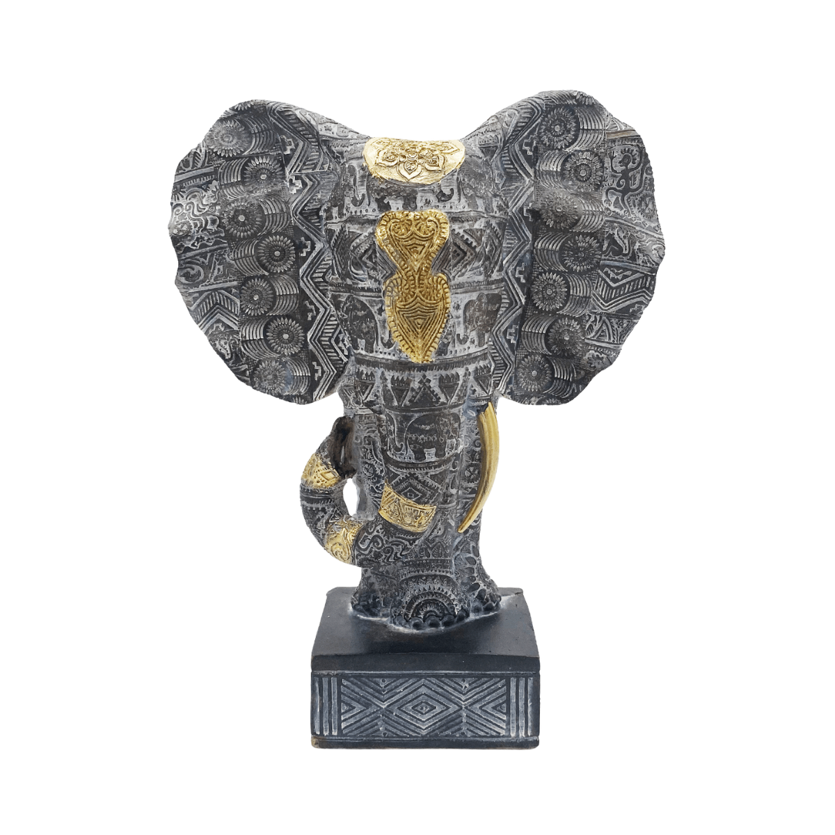 Figura Pedestal Elefante decoracion Buinzoo