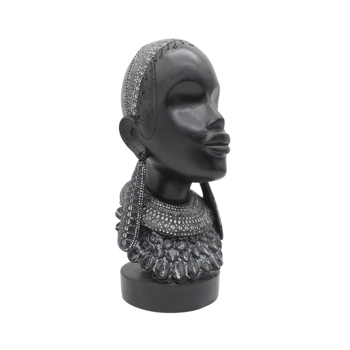 Figura Mujer Afro 30x16 cm Buinzoo