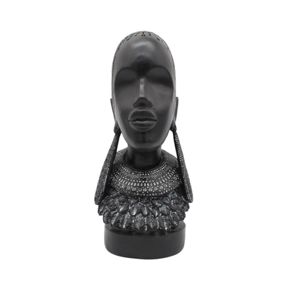 Figura Mujer Afro 30x16 cm Buinzoo