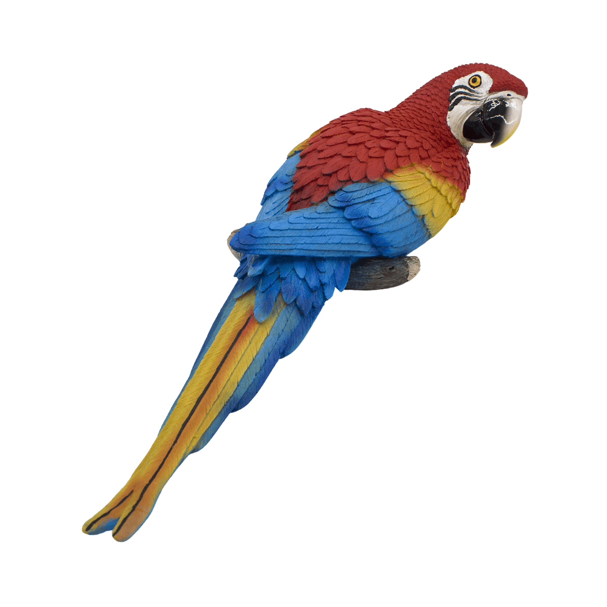 Figura Mural Loro Rojo  39x12 cm Buinzoo