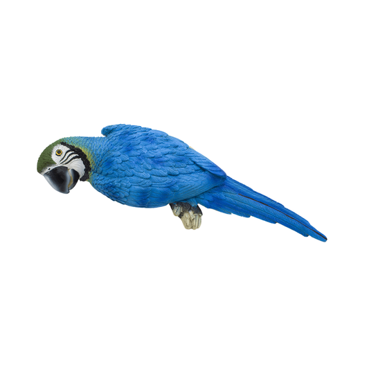Figura Mural Loro Azul  31x10 cm Buinzoo