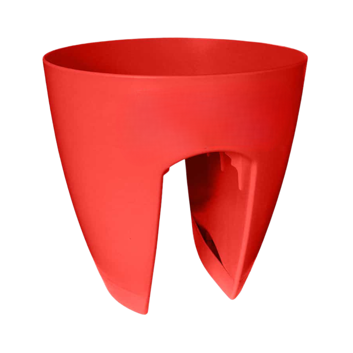 Macetero Jardinera Barandas Balcón Rojo 50 cm