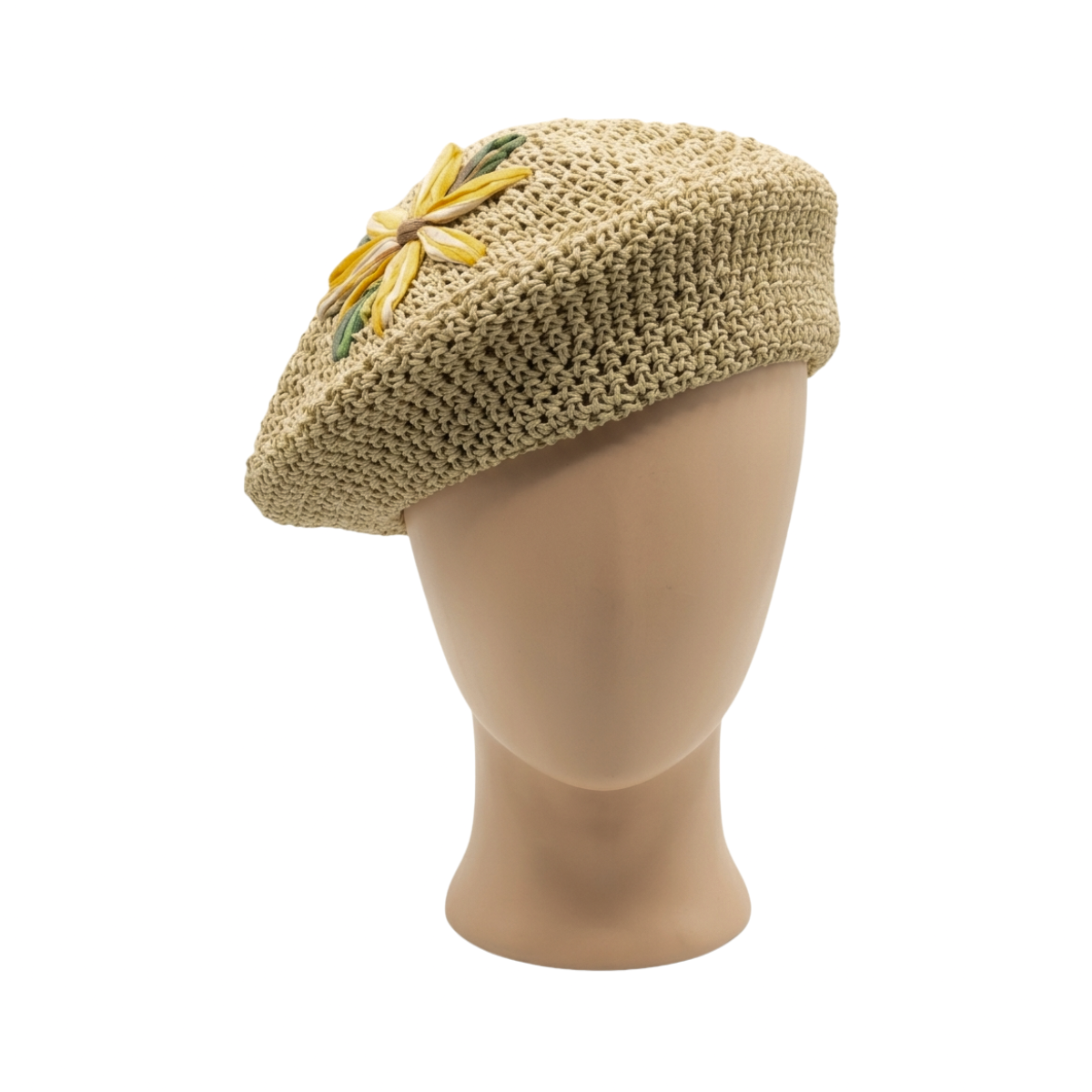 Sombrero Tipo Boina Armable con Flor Infantil Buinzoo