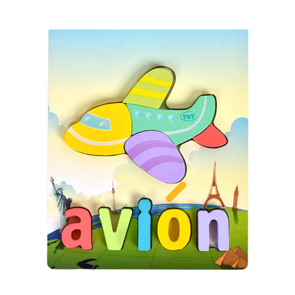 Juguete Puzzle Roompecabezas Encaje 3D