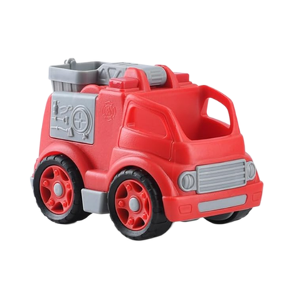 Juguete Camion De Bomberos De Arrastre Bioplastic