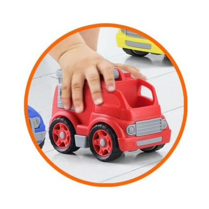 Juguete Camion De Bomberos De Arrastre Bioplastic