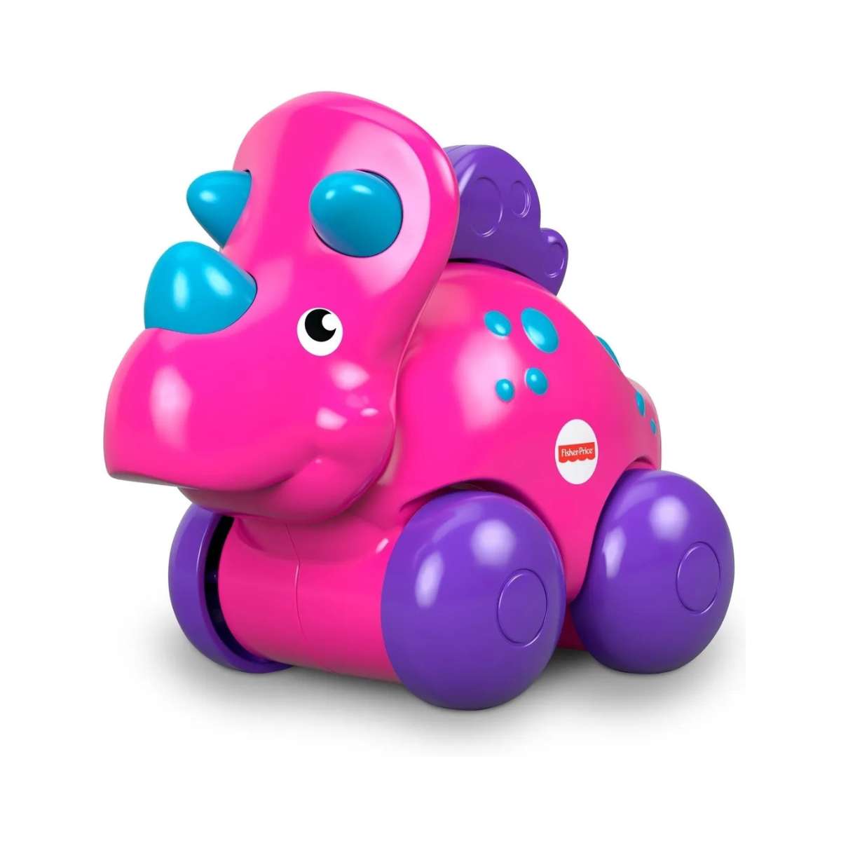 Juguete Carrito De Dinosaurio T-rex y Triceratops Fisher-Price