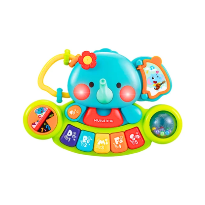 Juguete Teclado Musical con Luz Elefante