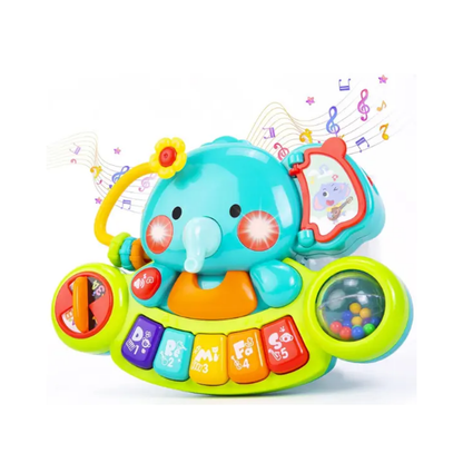 Juguete Teclado Musical con Luz Elefante