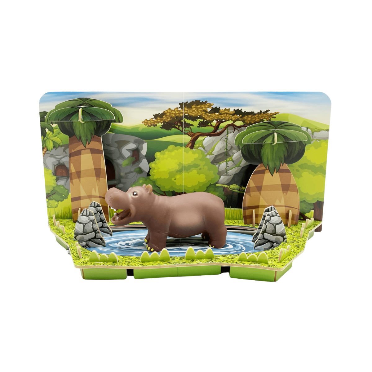 Rompecabezas 3D Escenario Animal Serie de 3 Buinzoo