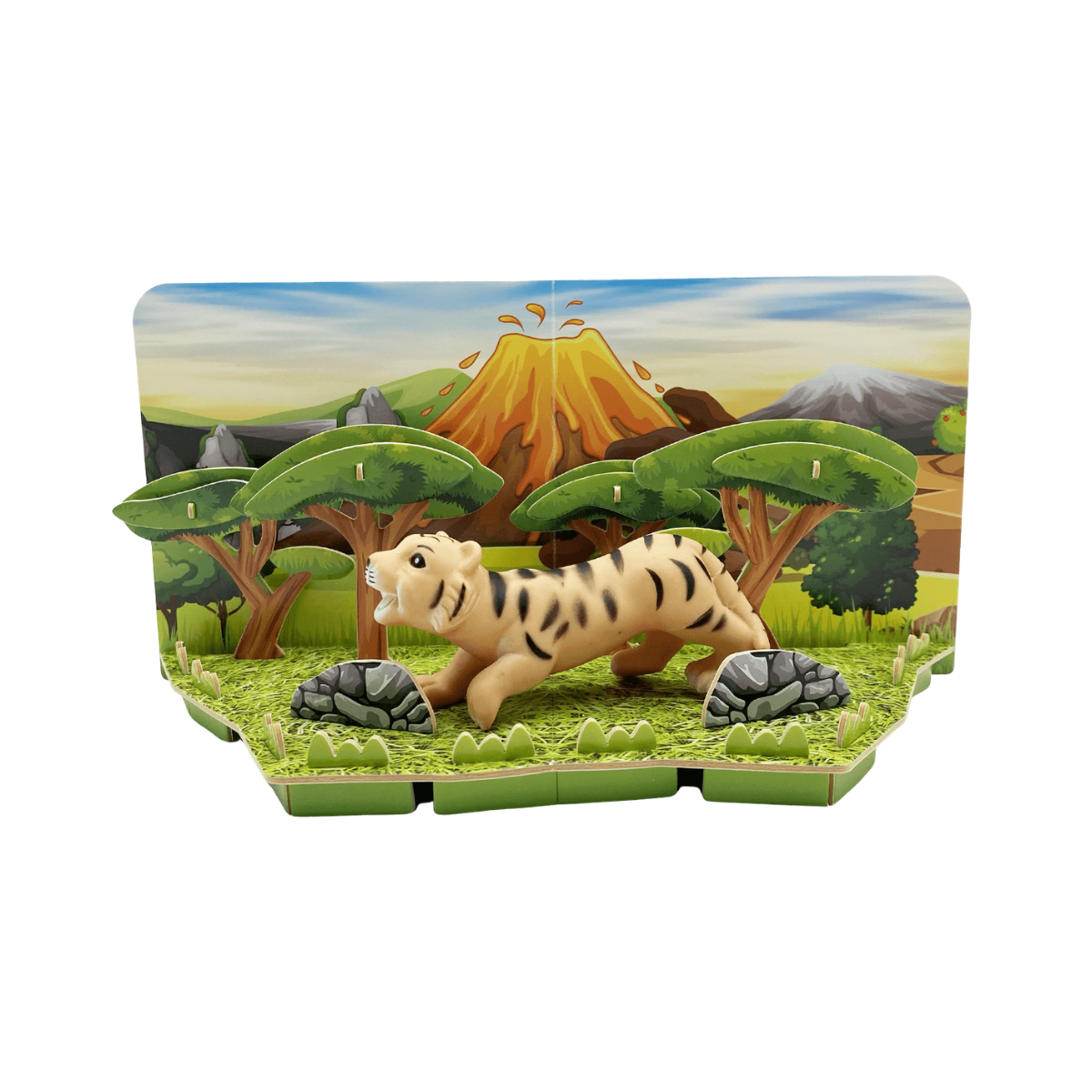 Rompecabezas 3D Escenario Animal Serie de 3 Buinzoo