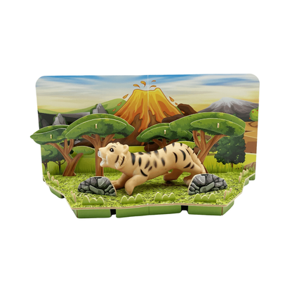 Rompecabezas 3D Escenario Animal Serie de 3 Buinzoo