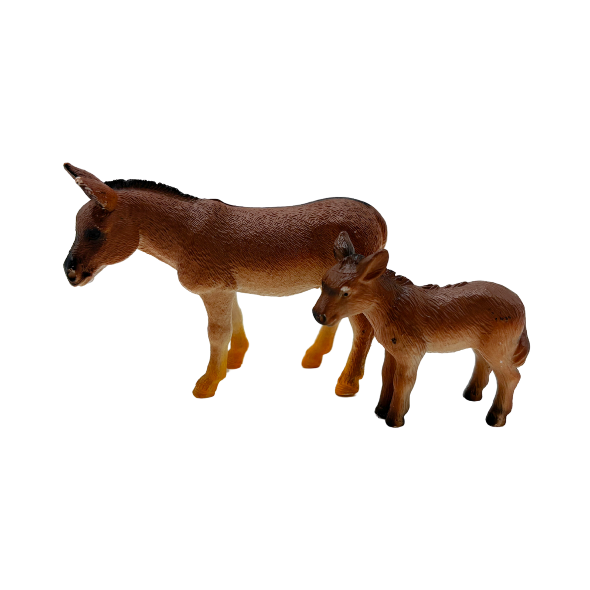 Figura Animal Burro con bebe Buinzoo