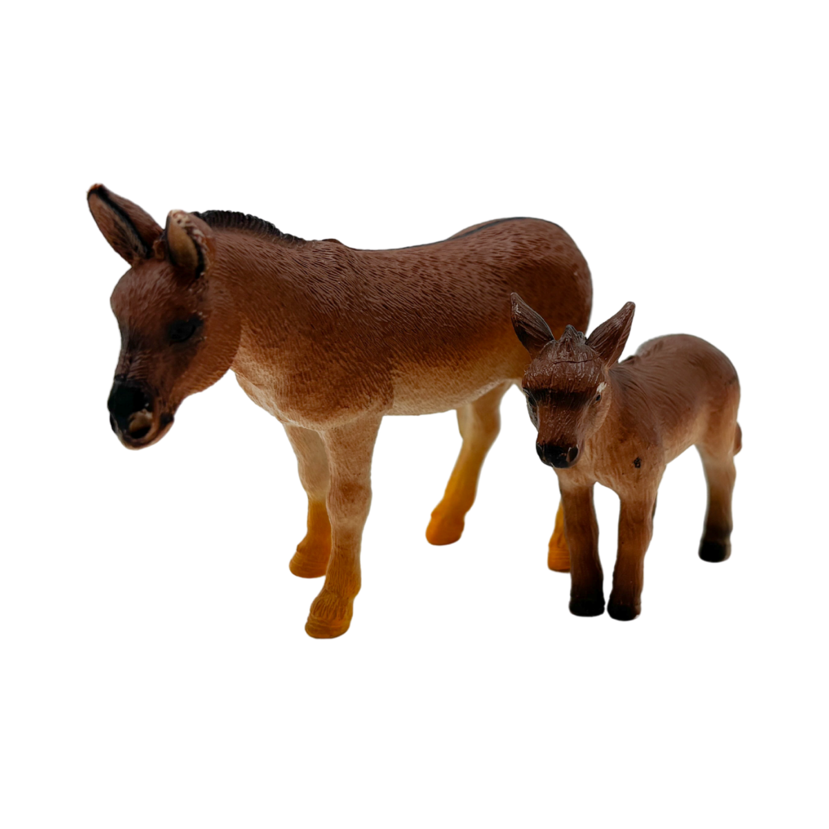 Figura Animal Burro con bebe Buinzoo