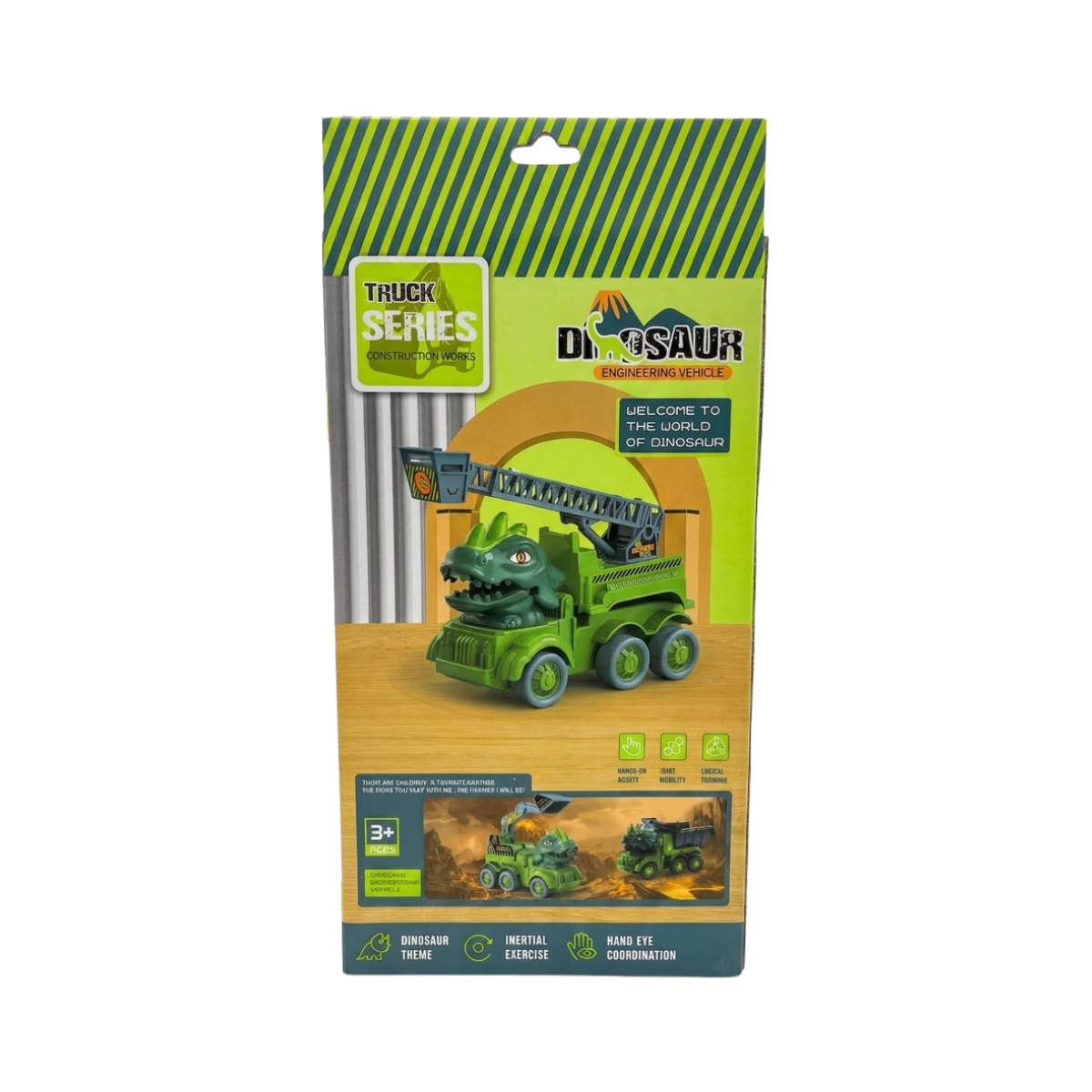 Set 3 Juguete Dino Vehículo de Construcción Buinzoo