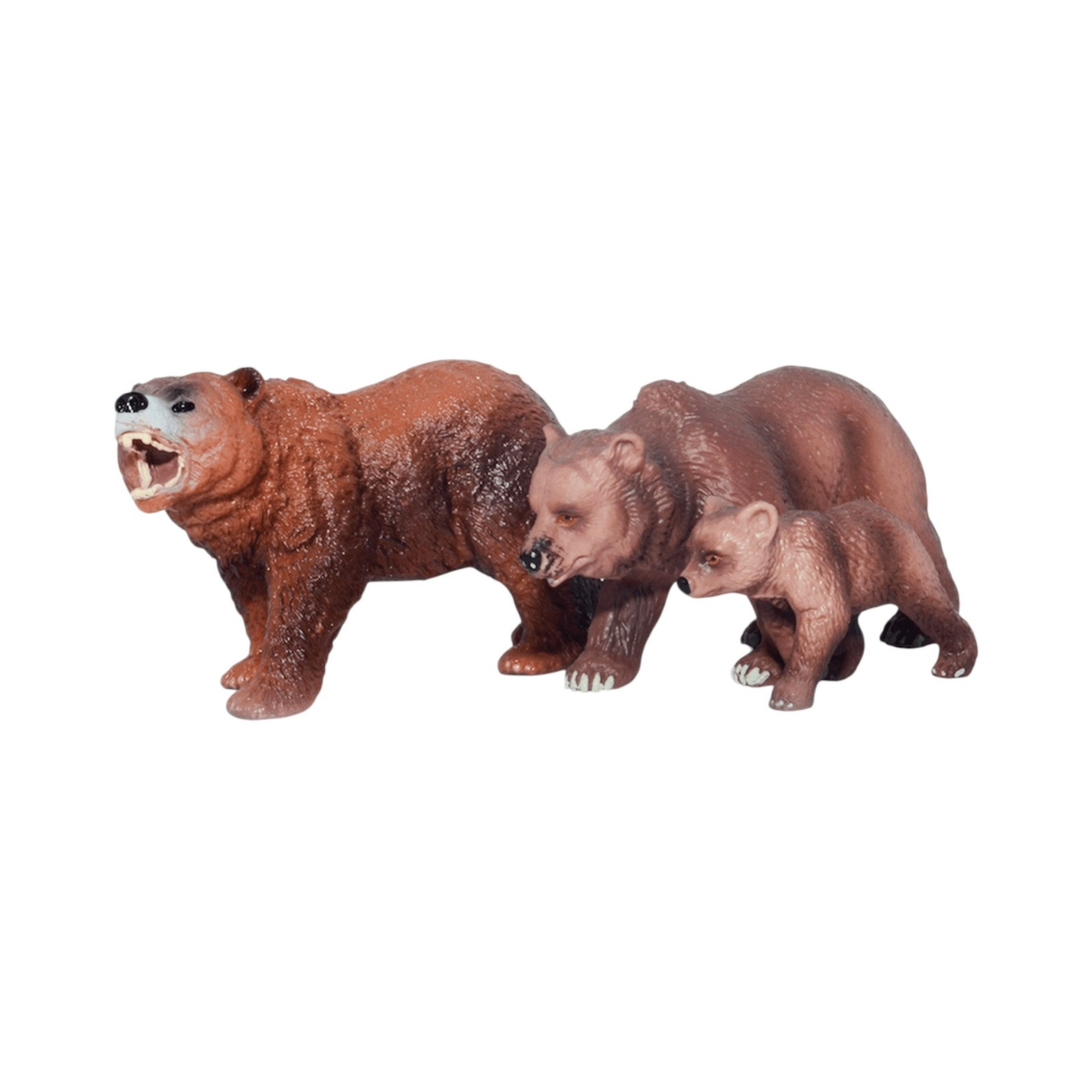 Set 5 Figuras de Animales Osos y Tigres Buinzoo