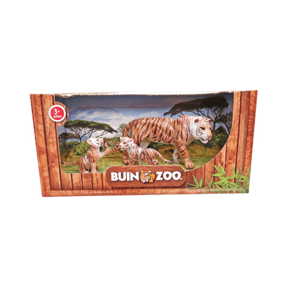 Set 3 Figuras de Animales Tigres Buinzoo