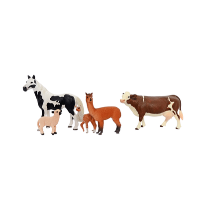 Set 5 Figuras de Animales de Granja Buinzoo