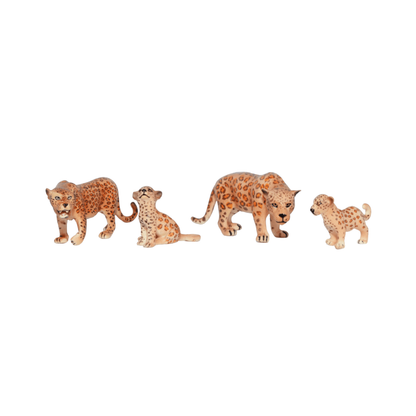 Set 4 Figuras de Animales Jaguares Buinzoo