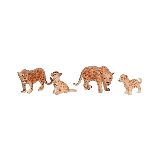Set 4 Figuras de Animales Jaguares Buinzoo