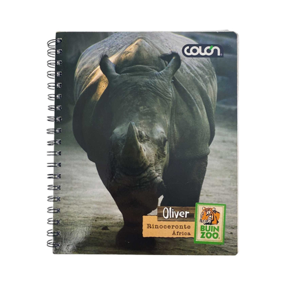 Cuaderno Universitario Variedades Animales 100 Hojas Buinzoo