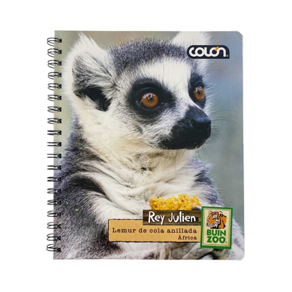 Cuaderno Universitario Variedades Animales 100 Hojas Buinzoo